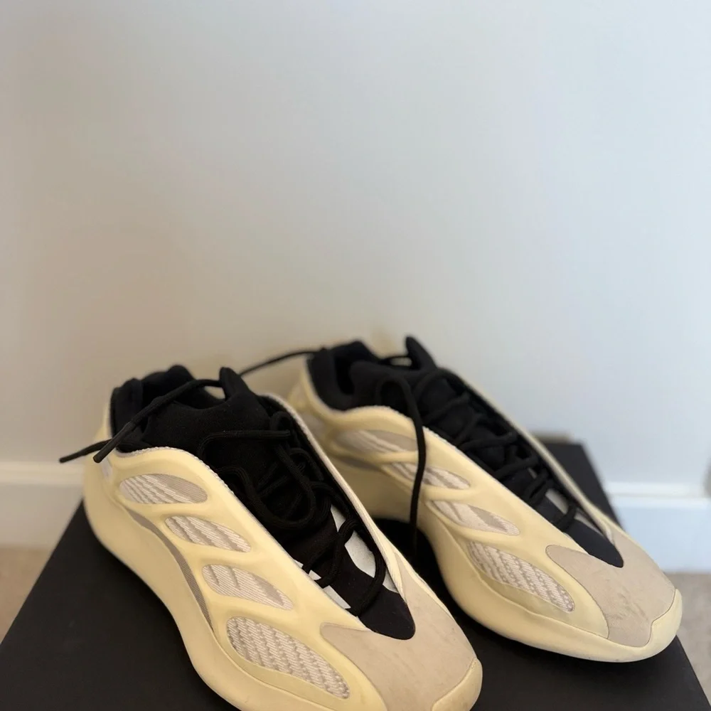 adidas Yeezy 700 Azael Black and White Sneakers